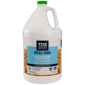 gallon of Teakdecking Systems ECO-300 Teak Cleaner Liquid