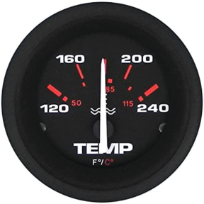 2" Amega Series Water Temperature Gauge