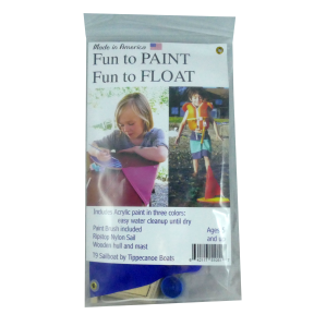 t9paintable of Tippecanoe Boats T9 Floater Paintable Toy Boat Kit