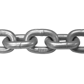 main view of Titan Chain Grade 43 High Test Galvanized Anchor Chain