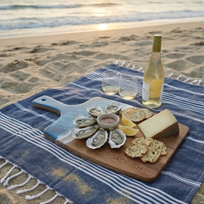 Coastal Wooden Serving Board