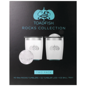 Non-Tipping 10oz Rocks Tumbler w/ Ice Tray Gift Set