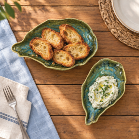 Oyster Shell Serving Bowls, 2-Pack