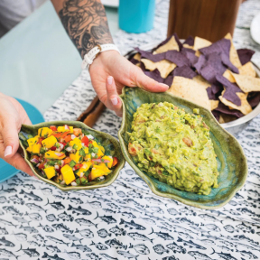 Oyster Shell Serving Bowls, 2-Pack