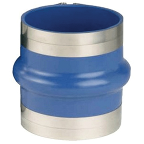 270V Very High Temp Blue Silicone Blend Exhaust Bellows - w/ SS Clamps