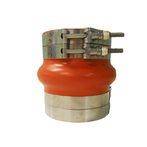 Trident Marine Hose & Propane 272X Ser Reinforced Extra Hi Temp Red Silicone Exhaust Bellow - Single Hump
