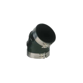 Trident Marine Hose & Propane TRL Series 45 Degree High Temp Black Rubber Exhaust Elbows