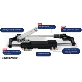 UC128TS SilverSteer Front Mount Outboard Cylinder