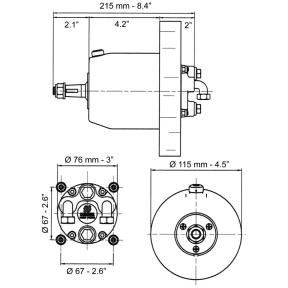 UP33F - Front Mount Helm