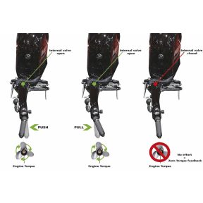 Y1 Yamaha Outboard Zero Torque Feedback Tiller Steering System - 90-115 HP