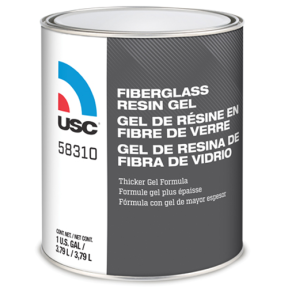 58310 of US Chemicals and Plastics Fiberglass Resin Repair Gel