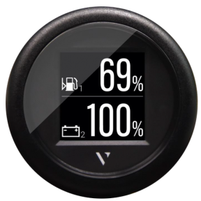 gas-battery of Veratron ViewLine Flex 52mm - Black