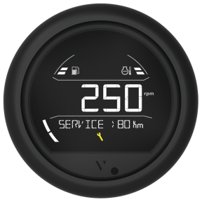 VL Digital 85 - Round Black Bezel