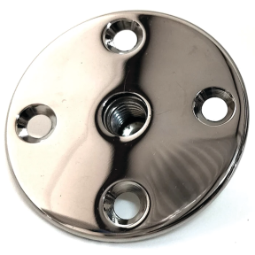 3" Round Threaded Deck Plate / 1/2" Eye Bolt
