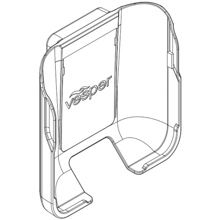 Non-powered Handset Cradle for Cortex H1 and H1P