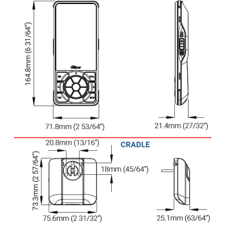 H1P Portable VHF Handset w/ Battery Power
