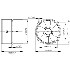 Extraction Ventilator 12V