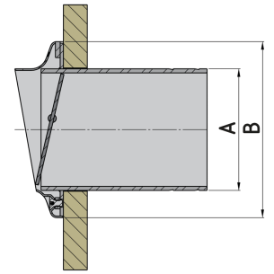 Stainless Steel Transom Exhaust Connections
