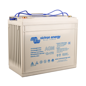 Side of Victron Energy AGM Super Cycle Battery, 170 amp