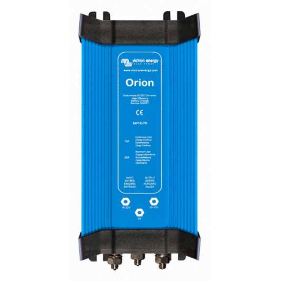 Top View of Victron Energy Orion DC to DC Converter - 24/12-70A Non-isolated, High power