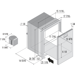 drawer refrigerators and freezers
