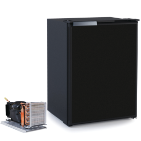 C42L Refrigerator/Freezer, Black - 1.5 Cu Ft, Remote Compressor