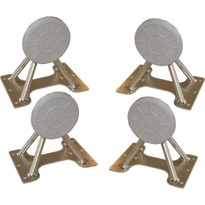 Universal Dinghy Chocks with Tilting Pads - 500 lb Capacity