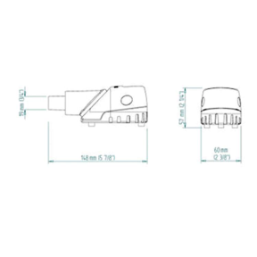 diagram of Whale 300 GPH Gulper Bilge Pump Kit