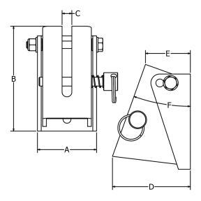 Breakaway Bracket for Dive Ladder