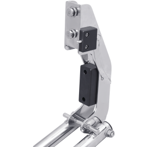 Stainless Steel Telescoping Dive Door Ladder, Floor Mount