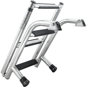 Stainless Steel Transom Folding 4 Step Ladder
