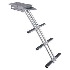Telescoping Under Platform Dive Ladder - Stainless Steel