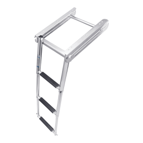 Under Platform Ladder, Spring Loaded - Stainless Steel