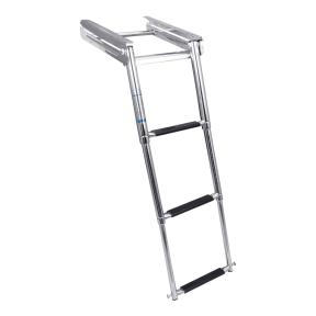 Under Platform Ladder, Spring Loaded - Stainless Steel