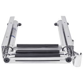 Under Platform Ladder with Quick Release Latch - Stainless Steel
