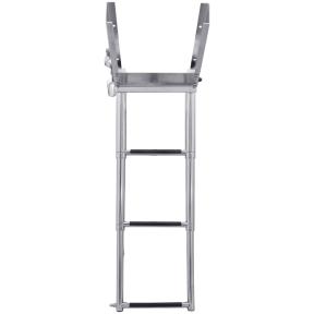 Under Platform Ladder with Quick Release Latch - Stainless Steel