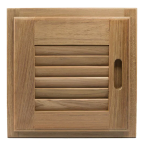 60721 of Whitecap Industries Louvered Door & Frame