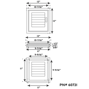 Louvered Door & Frame