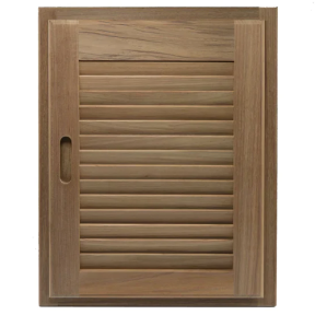 60724 of Whitecap Industries Louvered Door & Frame