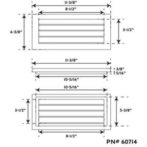 Louvered Teak Vents