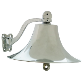 Ship's Bell - 12" Cast Chrome Plated Brass