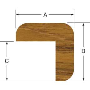 cross view of Whitecap Industries L Molding
