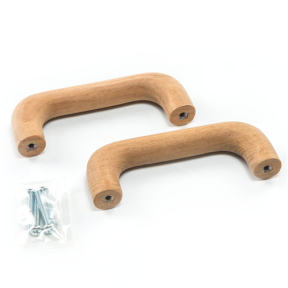 side of Whitecap Industries Teak Handle Drawer Pull