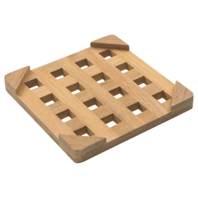 bottom of Whitecap Industries Teak Trivet