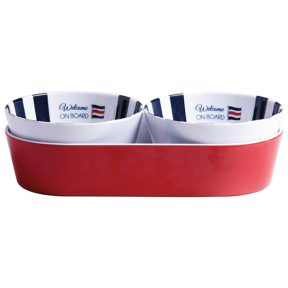 Venezia Melamine Appetizer Set - 3 Pcs