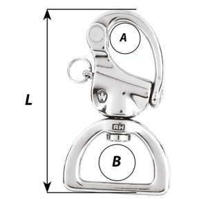 HR Snap Shackle - Webbing Swivel