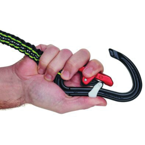 Proline Releasable Safety Tether - 3 Snap Hooks 2m Elastic,1m Fixed Line