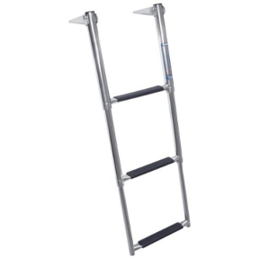 Over Platform Telescoping Drop Ladders