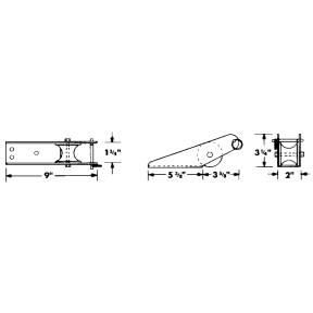 Stainless Steel Medium Fairlead Anchor Roller