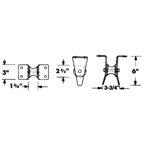 Stainless Steel Small Platform Anchor Roller